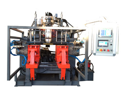 Fully automatic double station blow molding machine